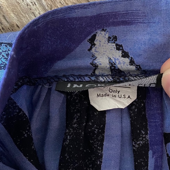 In GroupLTD Vintage wide leg trouser culotte pants - Picture 6 of 7